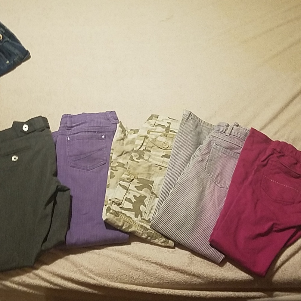 5 pairs girls jeans